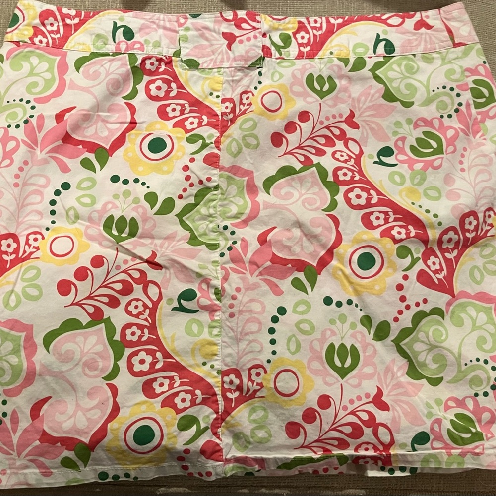 White Stag Pink and Green Floral Skirt - Picture 4 of 7